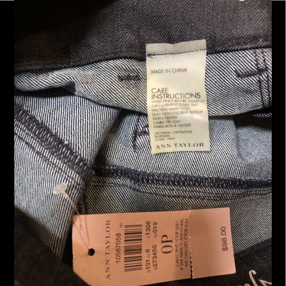 Ann Taylor modern fit trouser leg jeans - Picture 5 of 5